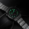 Watch Three-eye Nylon Strap Multifunctional Men's Luminous Calendar Analog Watch Stainless Steel Cool Handsome Outdoor Round Watch Gift Student