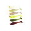 10Pcs/Lot Fishing Soft Lure Luminous Fishing Lure 5Cm 1.3G Artificial Silicone Bait Worm Sea Wobbler Swimbaits For Bass Tackle