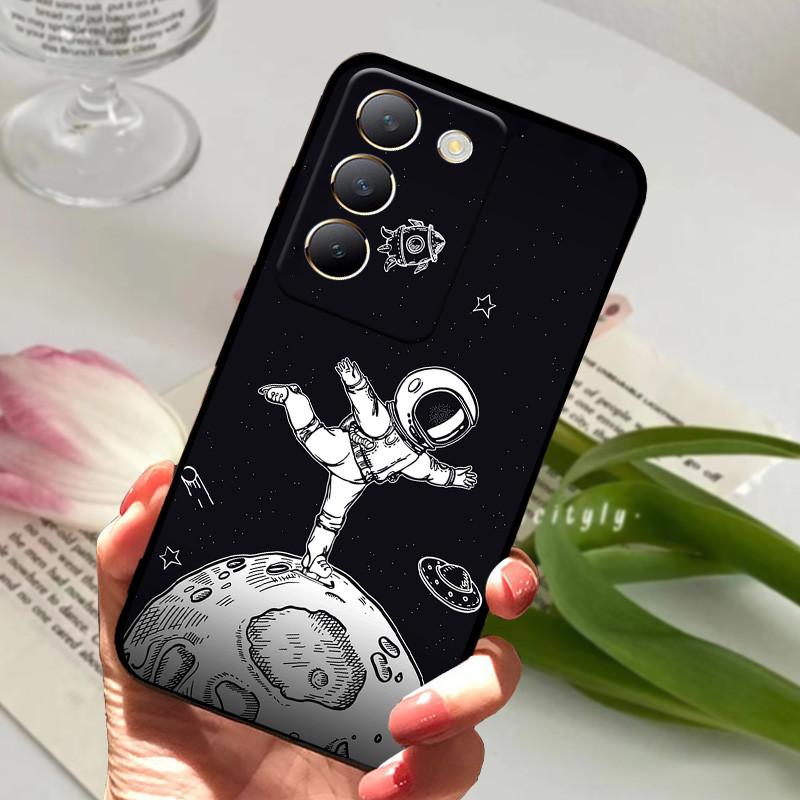 For Vivo V40 SE Case Cool Animals Soft Silicone TPU Phone Cover For Vivo V40 SE 5G Back Cover Bumper Protector Soft Bag TPU Capa
