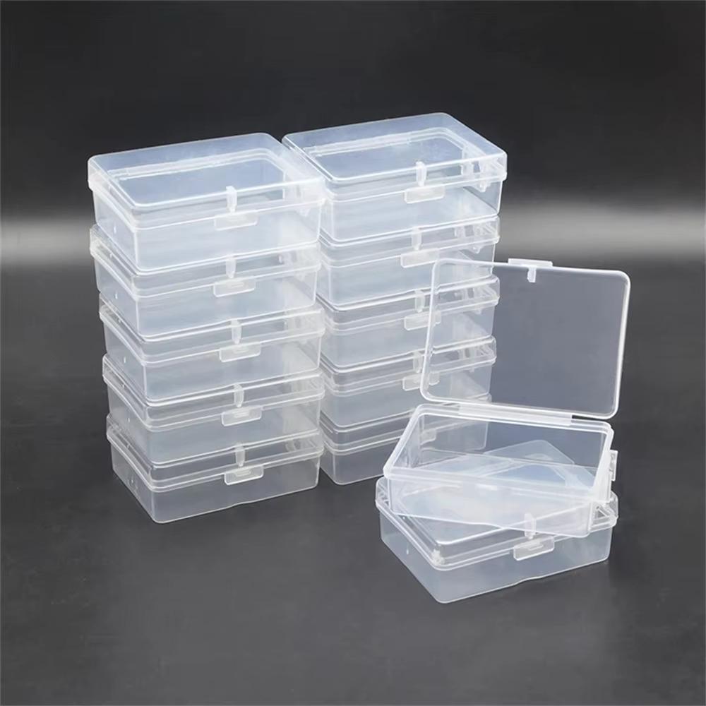 

With Lid Flip Lid Storage Box Plastic Storage Organizer Case New Transparent Storage Boxes