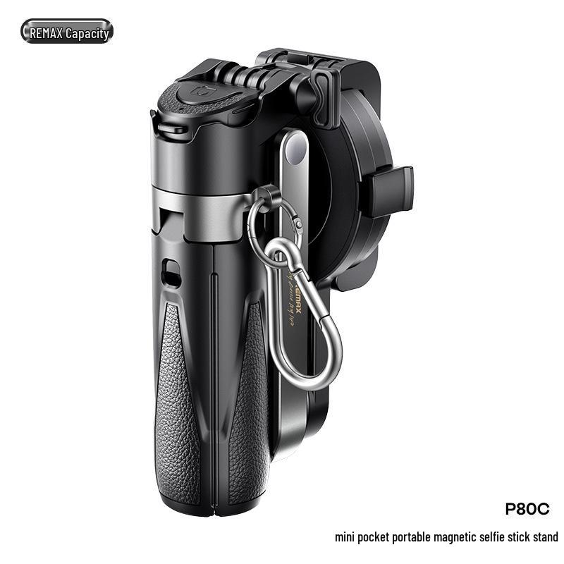 

Remax Мини Карманный Выдвижной Магнитный Селфи-стик для Фотосъемки на Открытом Воздухе и Прямых Эфиров.