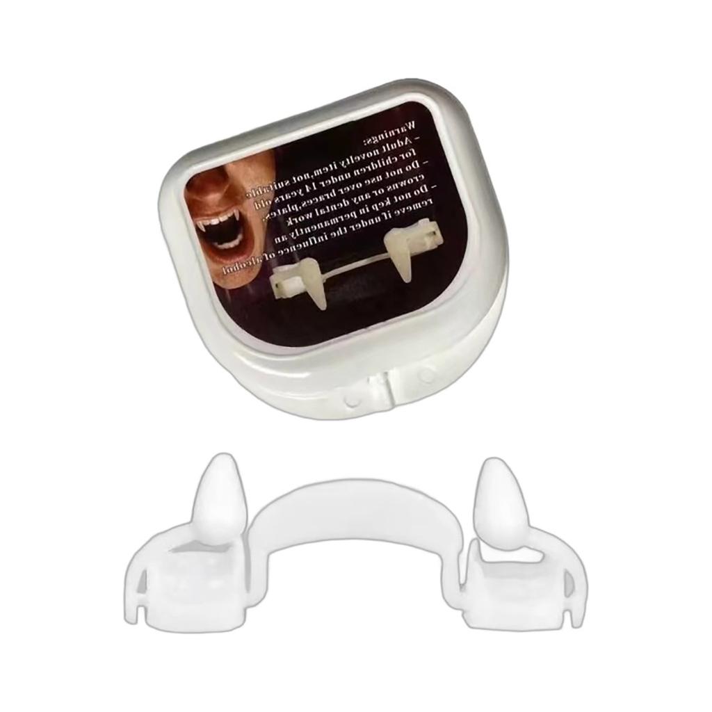 Halloween Vampire Zombie Teeth Makeup Ball Props Bloody Dentures Party