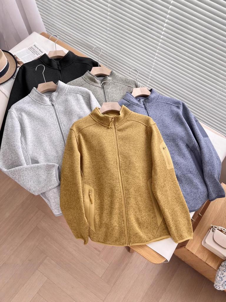 Unisex Outdoor Fleece Jacket - Thickened, Warm, Stand-up Collar for Autumn/Winter Sports