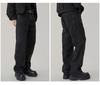 Men's Washed Black Wide-Leg Jeans - Casual Spring Streetwear Style