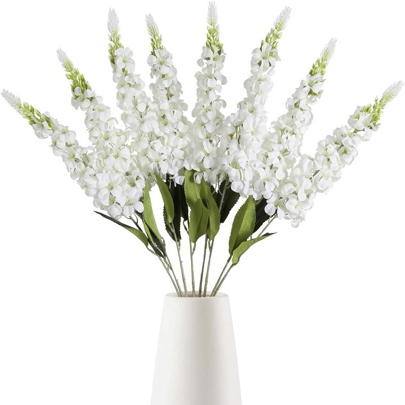 Single Hyacinth Simulation Flowers Delphinium Violets Home Wedding Home Decorations Silk Flowers Fake Flowers Shooting Props Decoration Fake Flowers