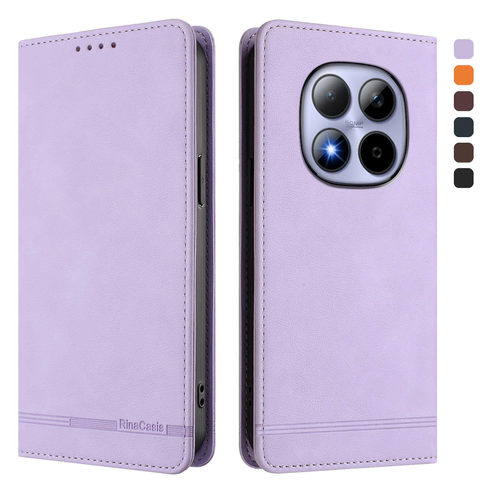 

RINACASIS RC23 Phone Case For Xiaomi Poco M8 5G/Redmi Note 15 5G (Global)/15 4G (Global) RFID Blocking Wallet Stand PU Leather Cover