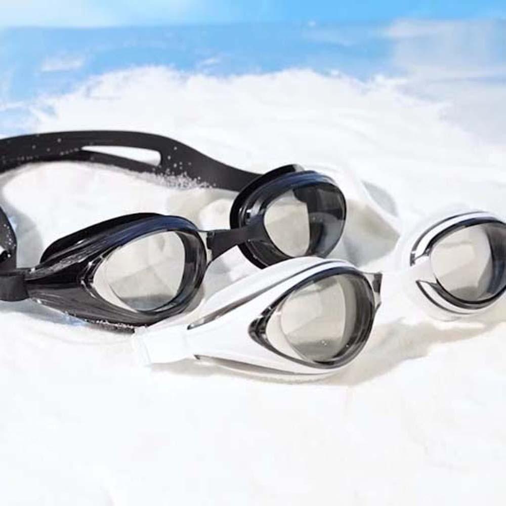 Detachable Nosepiece Contrast Color Swim Glasses TPU Big Frame Anti-fog Swim Eyewear  Women