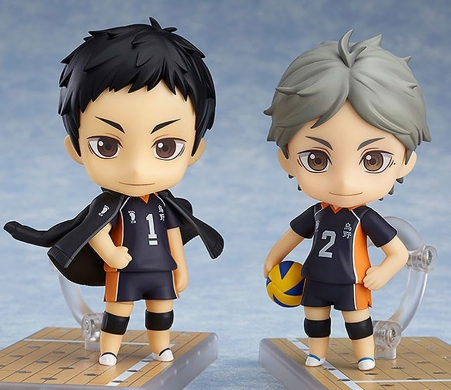 Nendoroid Karasuno High School Shiratorizawa Daichi ABS PVC Actionfigur Haikyu!! vs. Academy Sawamura, Maßstabslos & vorbemalt