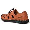 Fashion New Fashion Summer Beach Breathable Comfort Men Gladiator Sandals Genuine Leather Men's Sandal Man Causal Shoes Plus Size 38-48