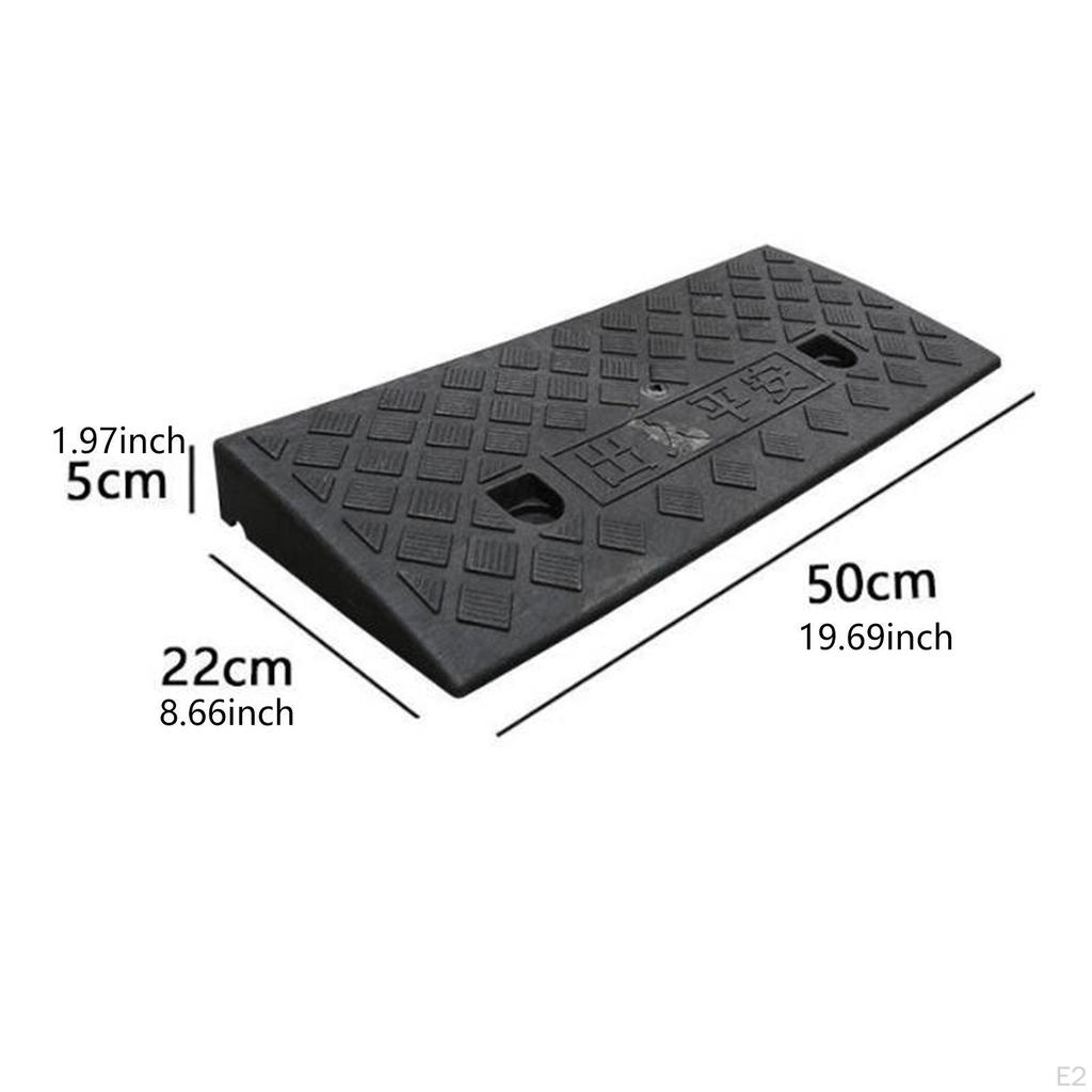 Curb Ramp Climbing Triangle Pad Lightweight Heavy Duty Threshold Roadside Slope for