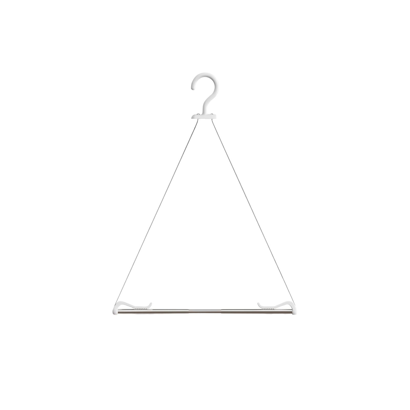 

Punch-Free Retractable Clothes Rack, Heavy Duty Windproof Hanger for Balcony Outdoor one size білий