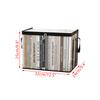 Toys Organization Student Book Storage Bag Large Capacity Foldable Portable Storage Box Transparent Dustproof Waterproof Clothes
