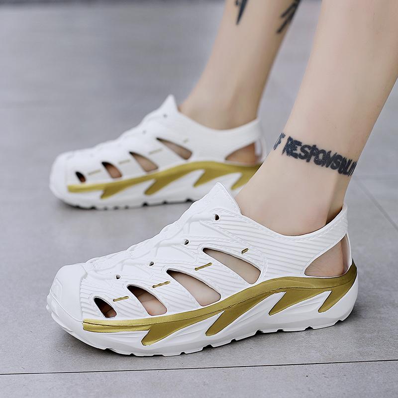 Herren Freizeitschuhe Rutschfeste Strandschuhe Sommer Herren Sandalen Leicht Kühl Outdoor Schuhe Bequeme Atmungsaktive Freizeitschuhe Herrenschuhe