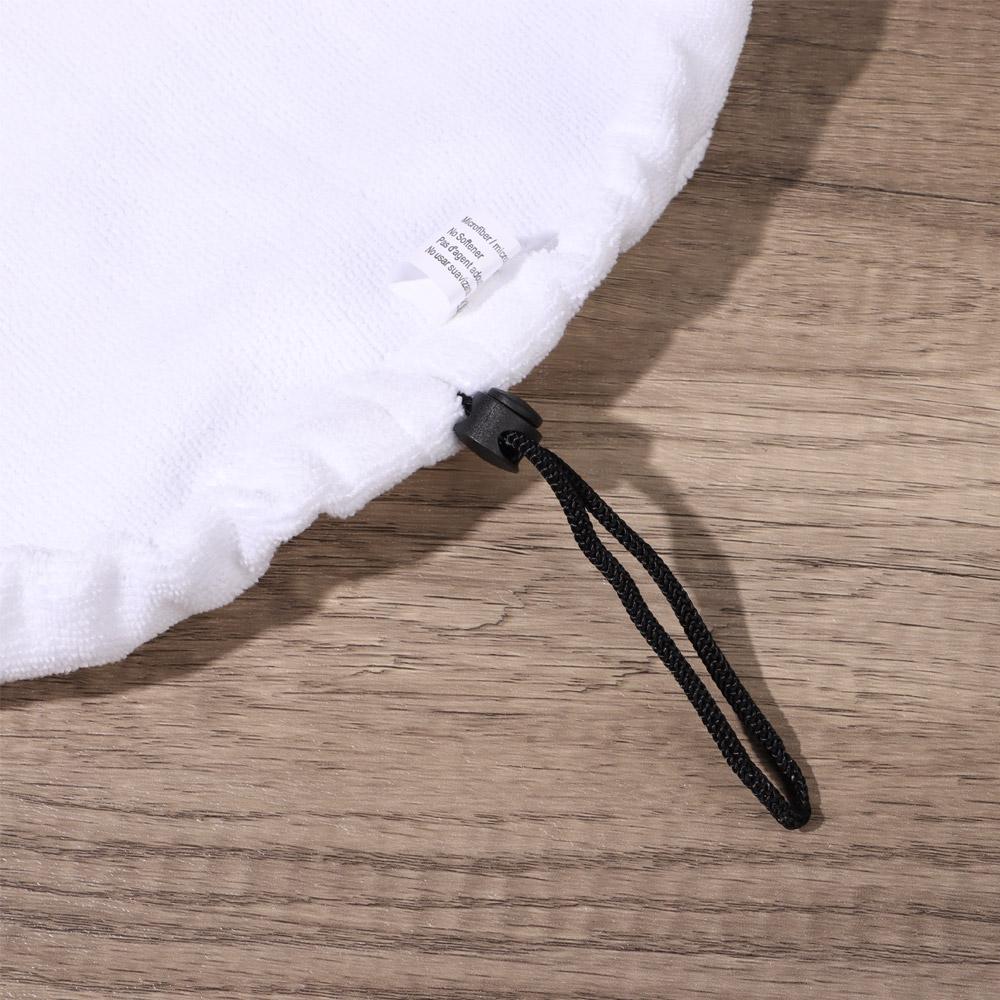 6pcs Washable Durable Home Microfiber Cleaner Mats Steam Mop Head Dust Cloth Replacement Pads