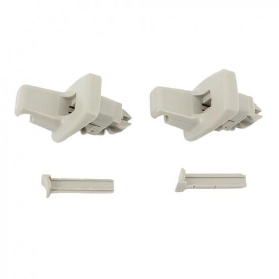 1 Pair Sun Visor Retainer Clip Gray Fit For GMC Savana 1500 2500 3500 2003-2017