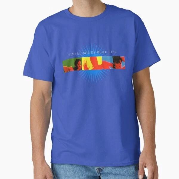 Simple Minds Real Life Classic Tshirt Made In Usaaus Tshirt S2xl S