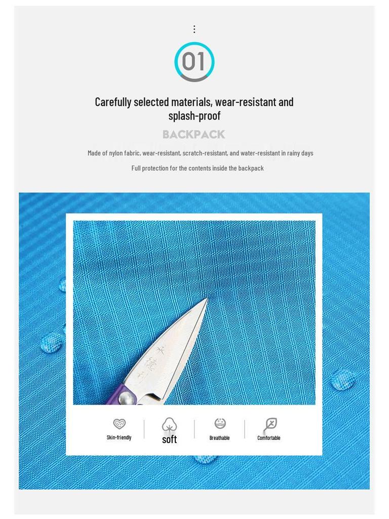 2024 Unisex Faltbarer Leichter Rucksack für Outdoor-Abenteuer