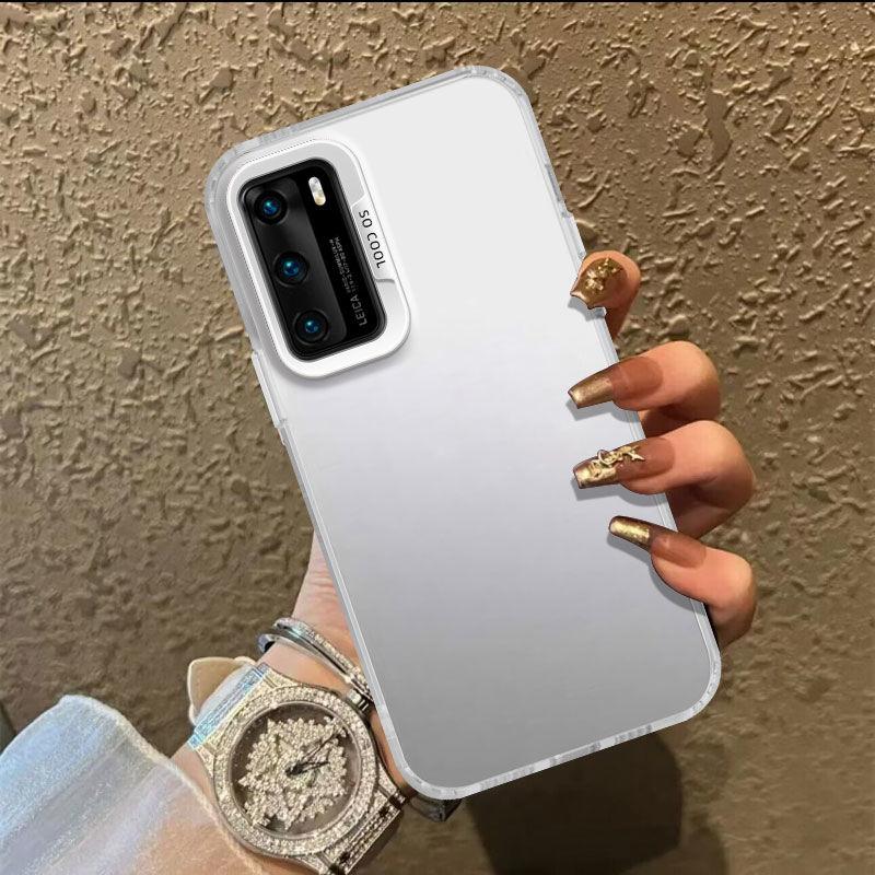 

Чехол для Huawei P40 Чехол для телефона Huawei P40 Pro Чехол ANA-NX9 ELS-NX9 ELS-N04 Чехлы P40 P40 pro Роскошный металлический матовый чехол Aurora Skin Huawei P40 Pro