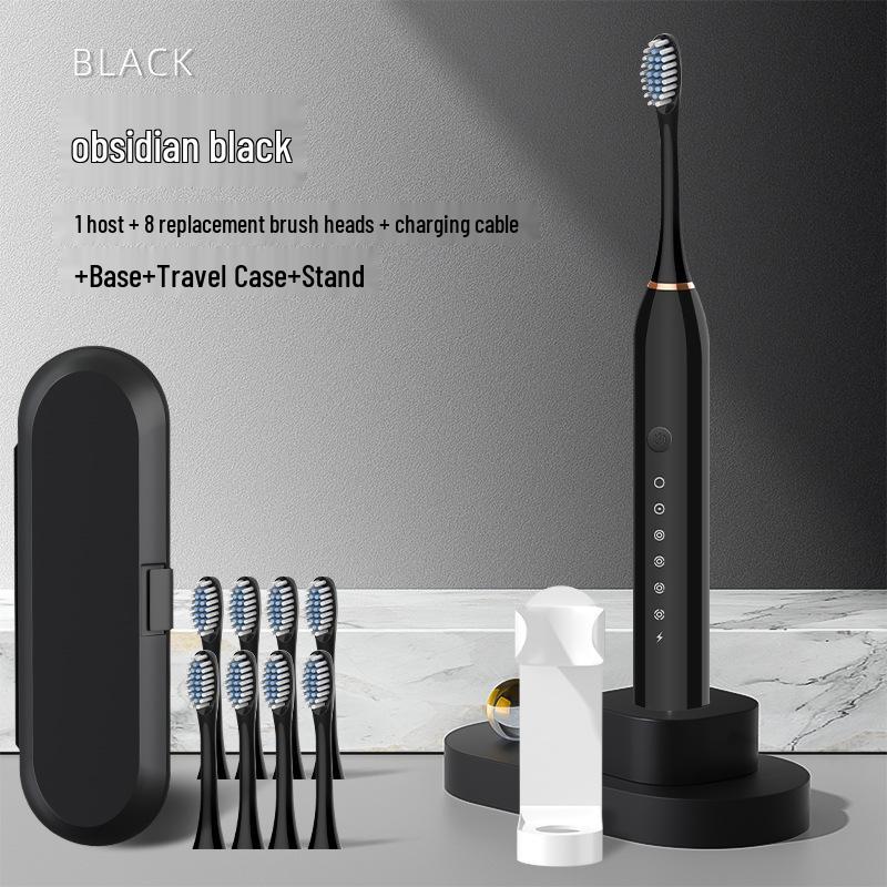 Rechargeable Sonic Electric Toothbrush for Adults: Soft Bristle, Smart, Couple-Friendly Model.