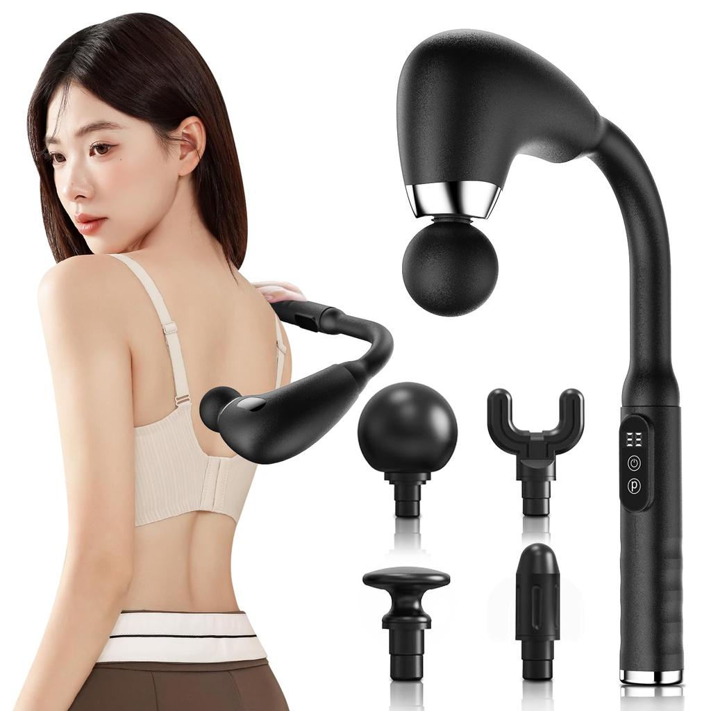 Myofascial Release Gun Innovation Reaches from Shoulders to Handy Myofascial Release Gun with 3 Modes 6 Vibration 15mm Deep Up to 3500 Times per Quiet