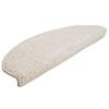Step Mats 10 Pcs 65 X 21 X 4 Cm White Semi Round Large
