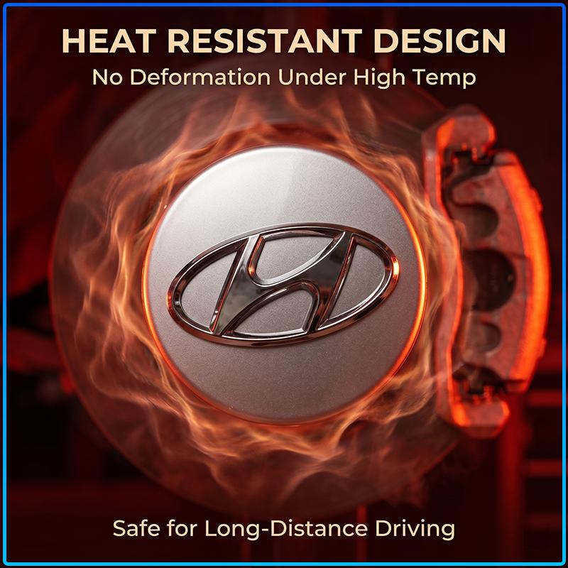 4 STKS 60MM Auto Badge Embleem Wielnaafdoppen Velg Naafkap Afdekking Voor Hyundai Accent Aslan Avante HB20 i20 i30 i40 ix20 Parisi BAYON