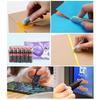Portable Mini Ceramic Utility Knife, Safe Blades Box Packaging Opener Cutting Tools With Keychain Hang Hole, Locks Into Position