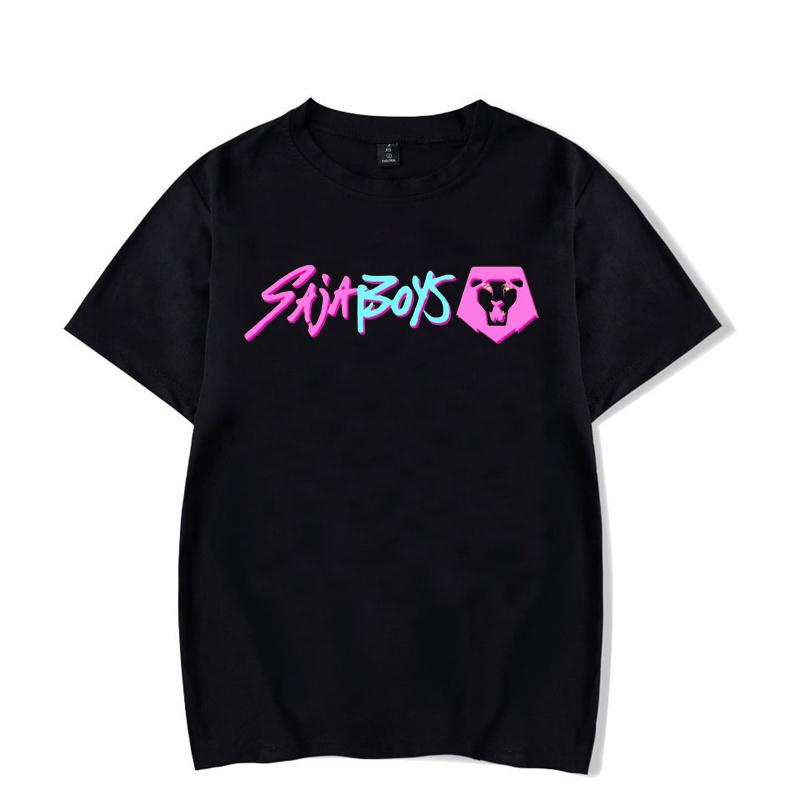 Saja Boys Jinu T-shirt Anime Anime Characters Print T Shirt Men Women Fashion Hip Hop Tees Short Sleeve Rock Roll Tshirts