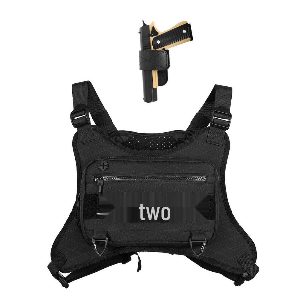 Tide Tactical Functional Vest Bag - Men's Casual Chest & Workwear Backpack