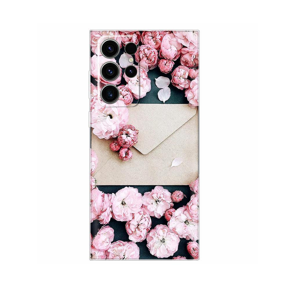 S24Ultra Phone Case for Samsung Galaxy S24 Ultra Soft Clear TPU Cases for Galaxy S24 S 24 S24 Plus S24+ Capa Shockproof Cover
