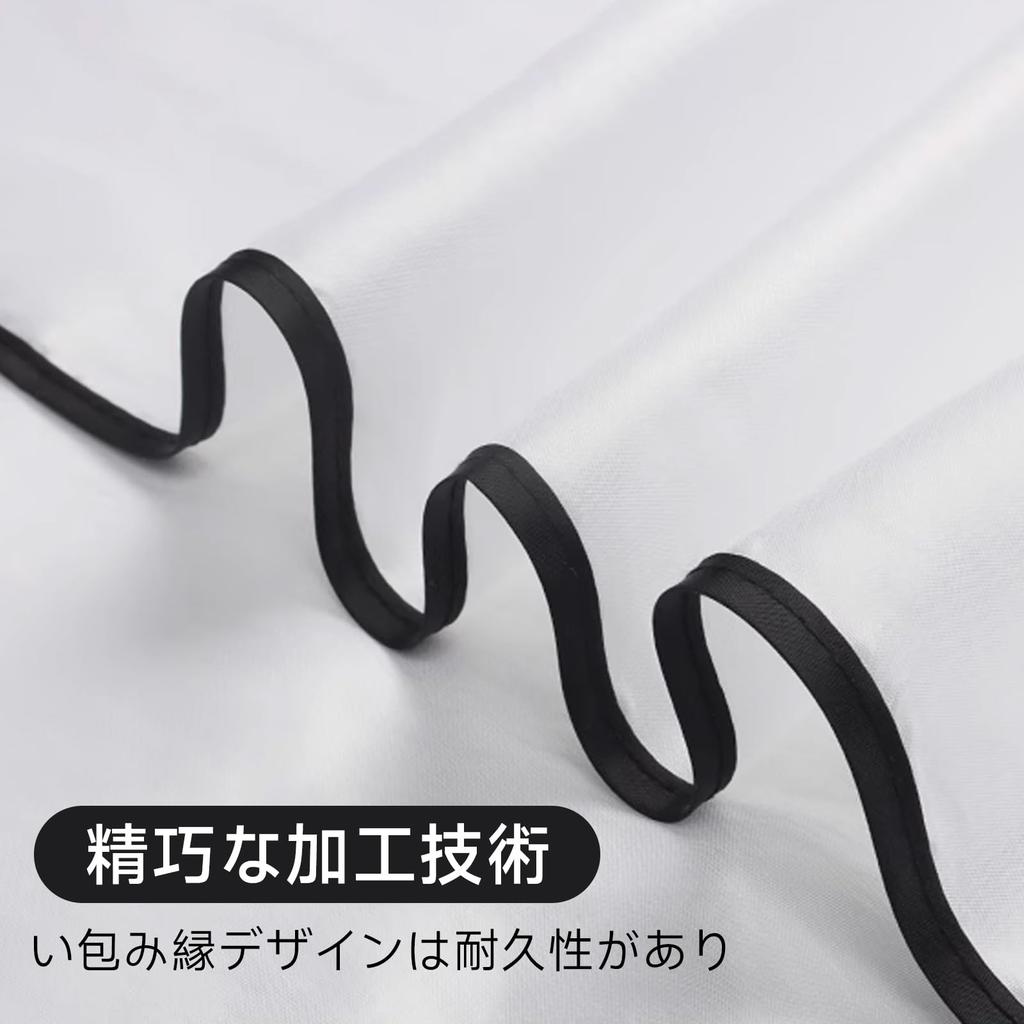 Ranva Haircut with for Adults and Hairdressing Pongee Cape, Anti-Static, Sleeves, Adjustable, Children, Dye-Compatible, Cloth, White,