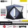 Pentagonal Winter Outdoor Sauna Tent: Portable Steam & Sweat Box for Ice Fishing and Medicinal Bath.