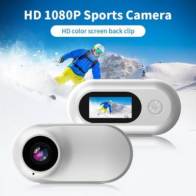 1080P Daumenkamera Actionkamera WiFi Sportkamera 120 Grad Weitwinkelobjektiv Eingebaute Batterie mit Magnet