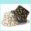 Cappello da Pescatore con Grafica di Banana Double-Face per Uomo e Donna Moda Estiva