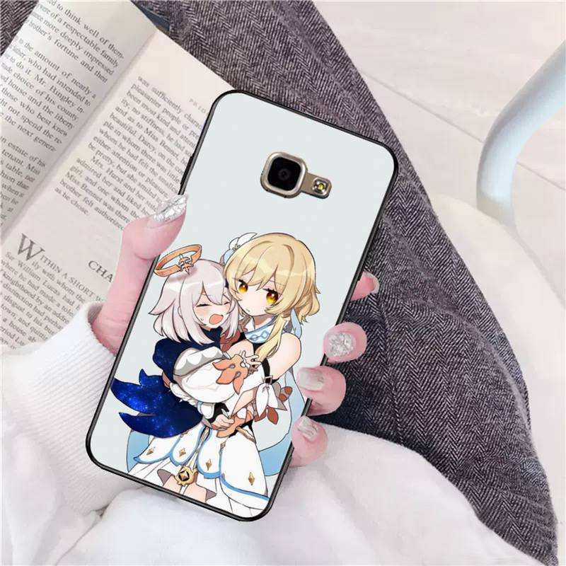 YNDFCNB Genshin Impact Phone Case for Samsung A6 A8 Plus A7 A9 A20 A20S A30 A30S A40 A50 A70