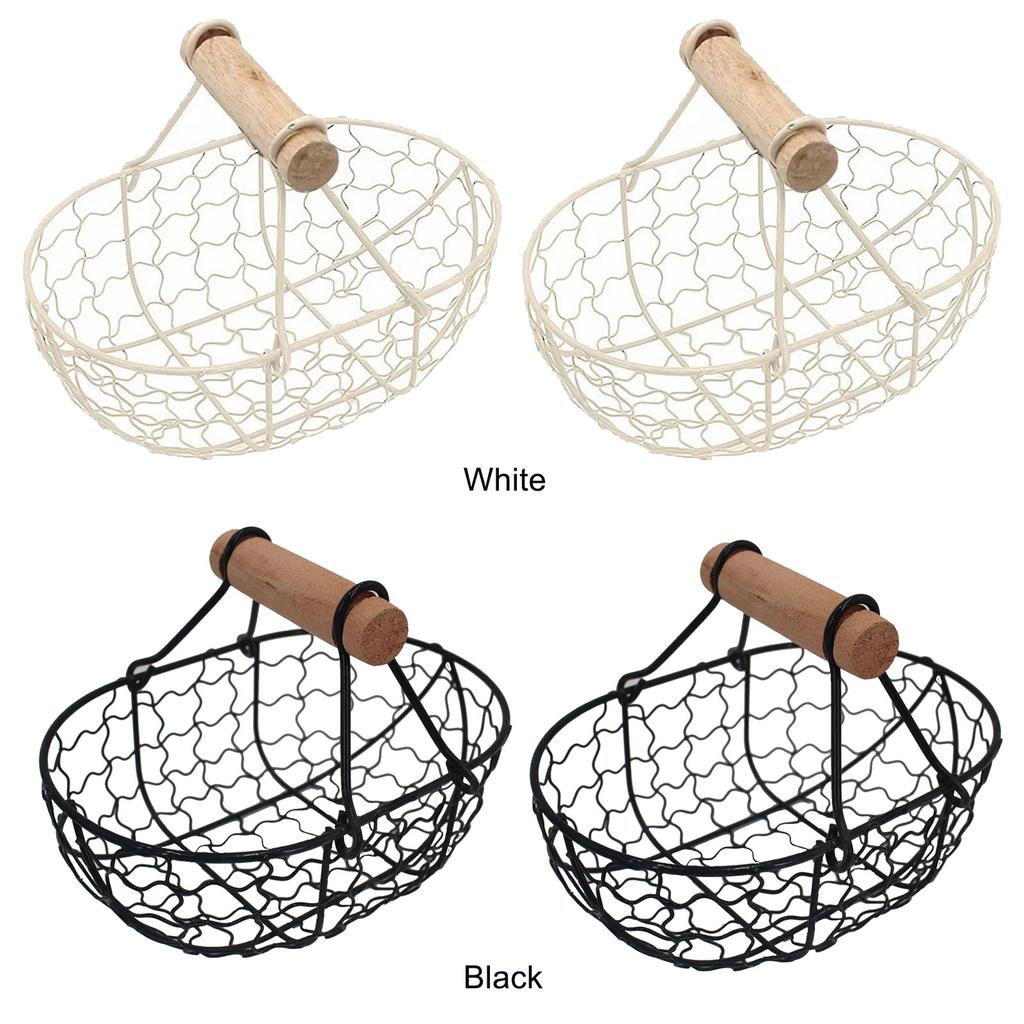 2pcs Flower Girl Basket Wedding Flower Baskets Metal Baskets Home Decor