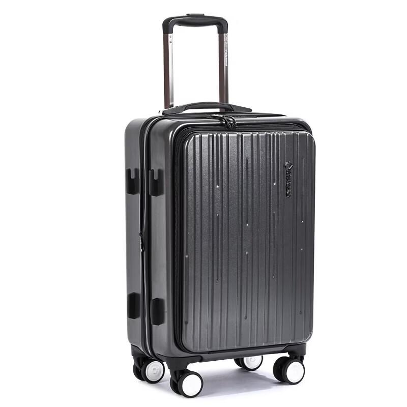 Diplomat DS-1362 20-inch Expandable ABS Carry-On Suitcase