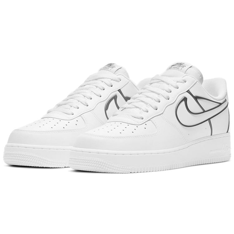 Nike Pánské tenisky Air Force 1 Low Bílé Metalické Cínové DH4098-100