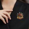 Castle Retro Fashion Versatile Women's Accessory Brooch