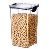 460/700/950/1300/1800ML Kitchen Sealed Storage Box Airtight Moisture-proof Lock Leakproof Dustproof Transparent Rice Cereal Milk