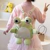 Parent-child Schoolbag Girl Cute Frog Cloth Bag Bag New Casual Shoulder Crossbody Bag Student Backpack for Class
