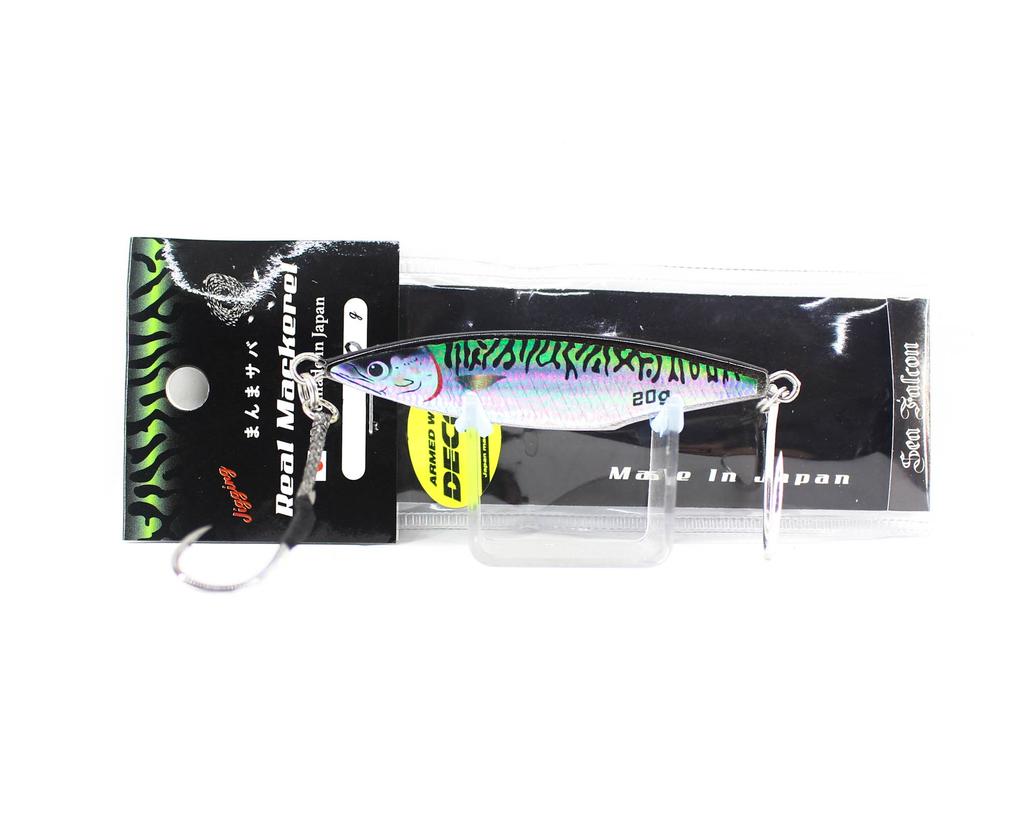 🎣 Sea Falcon Metal Jig Real Mackeral Casting - 10g - Leurre De Pêche Mer