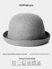 Women's Wool Fisherman Hat - Japanese Style, Small Brim, Rolled Edge, Autumn/Winter Casual Basin Hat