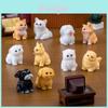 Adorable Resin Miniature Dogs Blind Box Creative Garden Decor Accessories