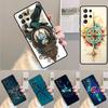 Compass Phone Case for Samsung Galaxy Note 10 Pro S26 Ultra S23 S24 FE S25 S21 S22 PLUS Shockproof Cove