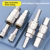 C Type Self-locking Pneumatic Fitting Quick Coupling Connector Coupler SP PP SM PM SH PH SF PF 10 20 30 40 for Air Compressor