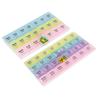 New Weekly Premuim Portable Pill Storage Cases Box 7 Days Organizer 21/28 Grids 3/4 Times A Day for Vitamins Medicine Fish Oils