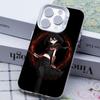 Akame Kurome White Translucent Mobile Phone Case for iPhone 17 16 15 14 13 12 11 X XR XS Air Pro Max Plus Colorful Cover