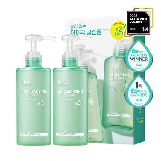 Dr.G Mildly Acidic Cleansing Gel Foam 200ml Promotional 2 Types, Choose 1 (200ml+100ml / 200ml+200ml)