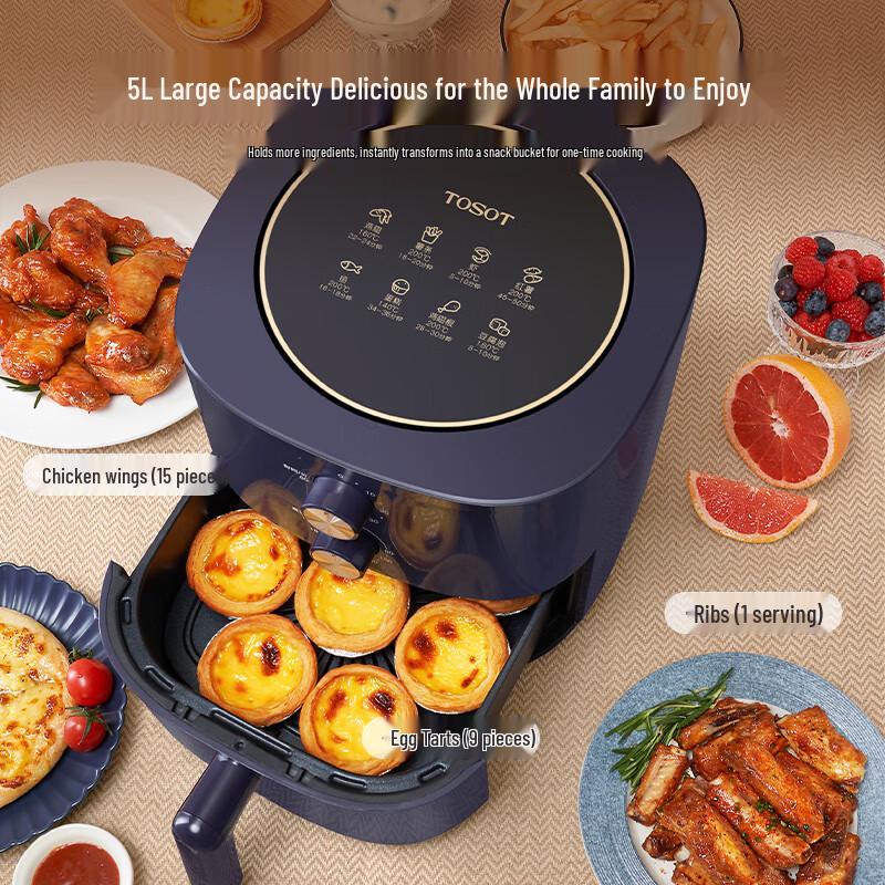 TOSOT 5L Multi-functional Air Fryer CN Plug (adapter Included)